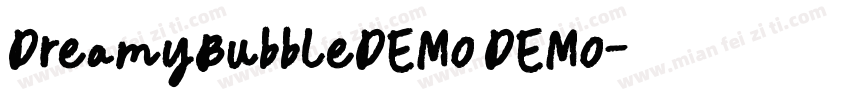 DreamyBubbleDEMO DEMO字体转换